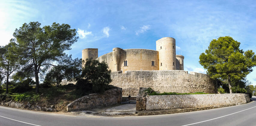 Spain, Balearic Islands, Mallorca, Palma de Mallorca, Bellver Castle  AMF07816