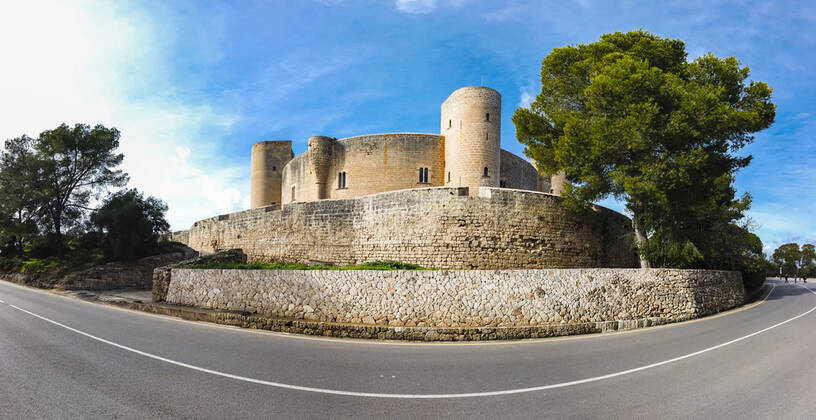 Spain, Balearic Islands, Mallorca, Palma de Mallorca, Bellver Castle  AMF07817