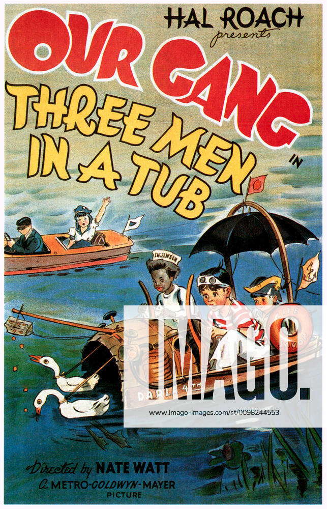 Alfalfa And Darla In The Boat