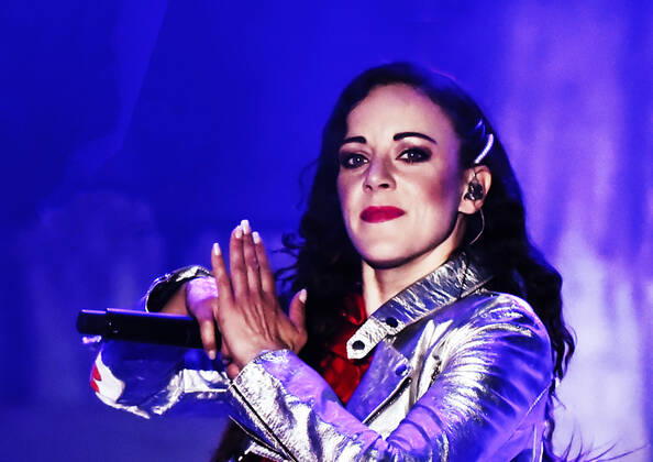 Berlin The 90s live tour 24 08 2019, from Jasmin Wagner Bluemchen will be on stage at the 90s live party in Berlin Hoppegarten on 24 08 2019 Copyright: xEIBNER DanielxLakomskix EP_DLI