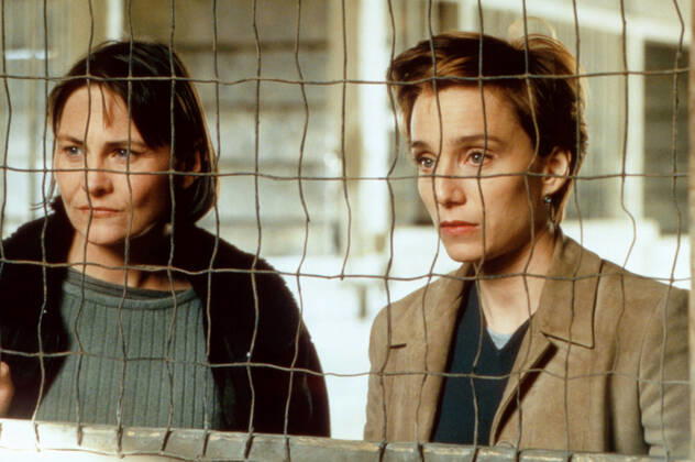 THE HORSE WHISPERER, Cherry Jones, Kristin Scott Thomas, 1998, (c)Buena Vista Pictures courtesy Everett Collection Buena Vista Pictures Courtesy Everett Collection !ACHTUNG AUFNAHMEDATUM GESCHÃ„TZT! PUBLICATIONXNOTxINxCANxCHNxFRAxITAxJPNxNORxPOLxRUSxESPxUKxUSA Copyright: xBuenaxVistaxPictures CourtesyxEverettxCollectionx MSDHOWH EC017
