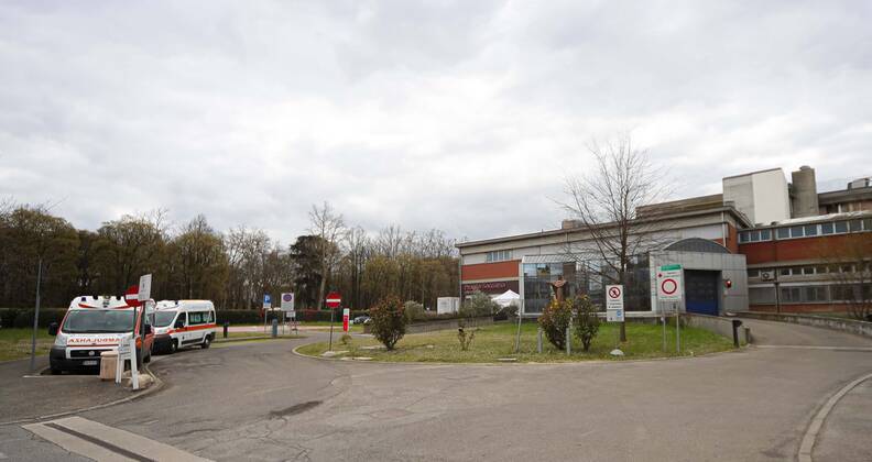 Foto IPP Ciancaglini Emmanuele Carpi 25 03 2020 Emergenza Covid-19 Emilia - Romagna nella foto: l ingresso del Pronto Soccorso dell Ospedale Ramazzini di Carpi Italy Photo Press - World Copyright Emergenza Covid-19 Emilia - Roma 0