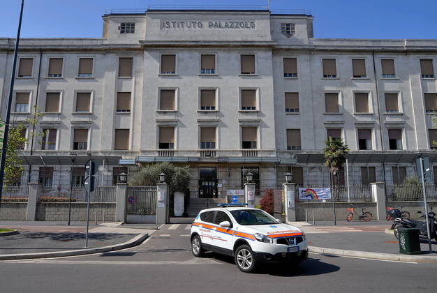 Milan, Palazzolo Don Gnocchi Institute, coronavirus emergency (Maurizio Maule Fotogramma, Milan - 2020-04-15) p.s. la foto e utilizzabile nel rispetto del contesto in cui e stata scattata, e senza intento diffamatorio del decoro delle persone rappresentate  Copyright: xMaurizioxMaulex xFOTOGRAMMAx