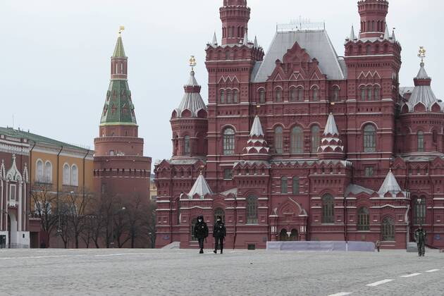 Russia. Moscow amid self-isolation regime. The Russian government has extended the period off work with full pay until April 30 nationwide to counter the spread of the COVID-19 infection. DmitryxGolubovich