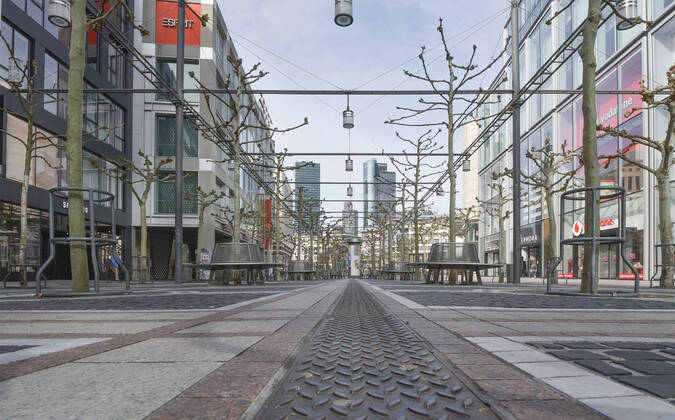 xblx, Frankfurter Zeil in times of Corona, emwirt Frankfurt am Main