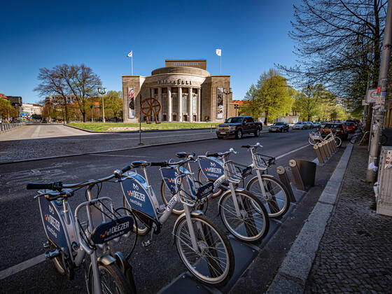 Berlin Mitte, Theater Volksbühne am Rosa Luxemburg Platz Berlin