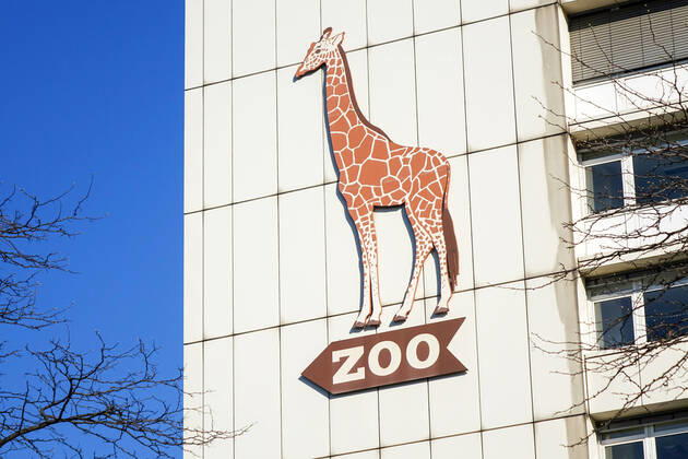 20 04 2020,Berlin,Germany,GER,the city at the time of the corona pandemic Zoologischer Garten Berlin Zoo