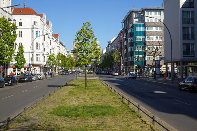 20 04 2020,Berlin,Germany,GER,the city at the time of the Corona pandemic Kantstrasse