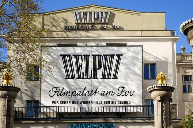 20 04 2020,Berlin,Germany,GER,the city at the time of the Corona pandemic Delphi Filmpalast am Zoo,