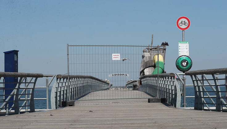 Blocked Seebruary area in Niendorf firmly in Moewen possession Niendorf