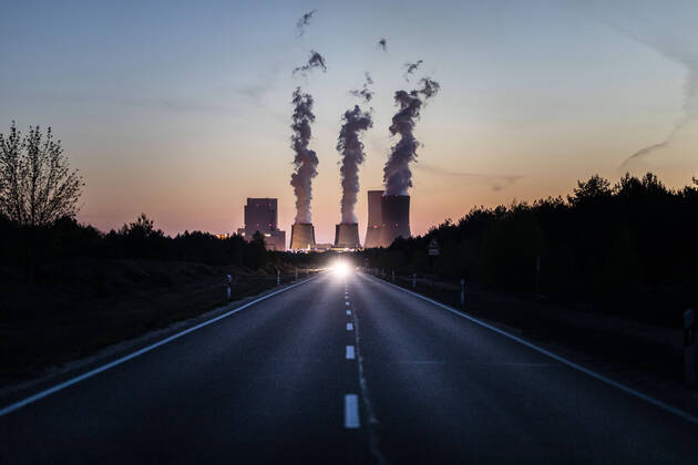 The Boxberg coal-fired power plant is on the horizon behind the B156, recorded in Boxberg, 23 04 2020 According to the German governments timetable for coal phase-out, the last unit of the power plant is to be shut down by the end of 2038 Besides Jaenschwalde and Schwarze Pumpe, Boxberg is one of three power plants in Lusatia whose economic infrastructure is largely dependent on coal production Boxberg Germany Copyright: xFlorianxGaertner photothek.netx
