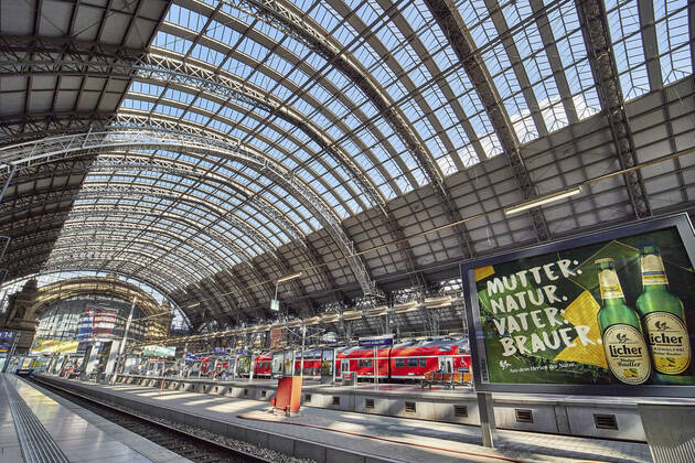Afternoon at Frankfurt central station during the corona crisis Frankfurt am Main, 24 04 2020 Foto:xP.xBackx xFuturexImage