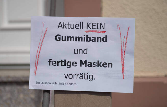 xblx, face masks are sold out, emwir Frankfurt