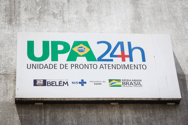 BELÉM, PA - 25.04.2020: UPA EM BELÉM CORONAVÍRUS - UPA da Marambaia in Belém do Pará was filled with suspicious bodies of COVID 19 on the ground this week, city hall admits that the system is already full. x1907233x  FilipexBispo
