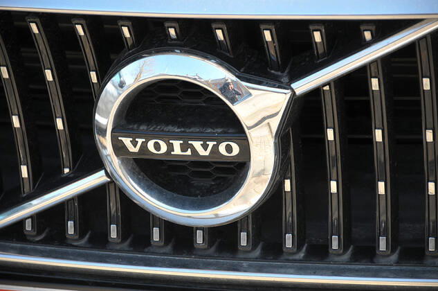 Copenhagen,Denmark, 08. May 2020. Volvo auto in danish capital and volvo logo and once swedn top vechiles . (Photo..Francis Dean DeanPictures)