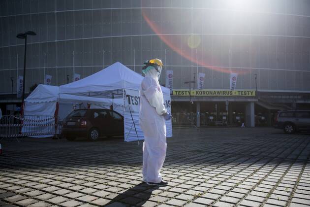 Drive & Go-Thru mobile tent for testing for the coronavirus as a part of the action Keep safe the Medics in Wroclaw Drive & Go-Thru mobile tent for testing for the coronavirus as a part of the action Keep safe the Medics provide free of charge tests for medics on May 12, 2020 in Wroclaw, Poland. There is also a possibility of making commercial tests for all those who want to get tested EN_01428357_0011