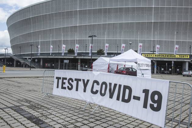 Drive & Go-Thru mobile tent for testing for the coronavirus as a part of the action Keep safe the Medics in Wroclaw Drive & Go-Thru mobile tent for testing for the coronavirus as a part of the action Keep safe the Medics provide free of charge tests for medics on May 12, 2020 in Wroclaw, Poland. There is also a possibility of making commercial tests for all those who want to get tested EN_01428357_0021
