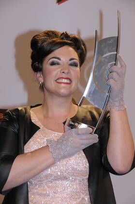 105 Caro Emerald at the Echo Awards 2012 at Messe Berlin on 22 03 12, Red Carpet, Berlin Germany, Germany Copyright: xBriganiArt Sarix 00272894_00272894