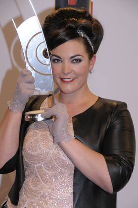 105 Caro Emerald at the Echo Awards 2012 at Messe Berlin on 22 03 12, Red Carpet, Berlin Germany, Germany Copyright: xBriganiArt Sarix 00272902_00272902