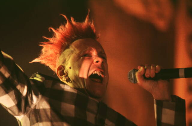 1 concert 96 Sex Pistols, voc Johnny Lydon, formerly Johnny Rotten , ex singer of the band P I L , punk in the arena, voc, music, Sexpistols , Pil, Public Image Limited, Ltd , Copyright: xBRIGANI-ART HEINRICHx BriganiArt_00001304_00001304