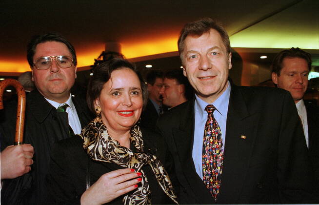 1 Filmfest 97 Eberhard Diepgen Governing Mayor Bln and wife Monika,, Berlinale, Copyright: xBRIGANI-ART Heinrichx BriganiArt_00007149_00007149