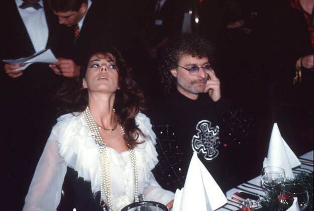 1 concert Sandra husband Michel Cretu, German Schlager singer, singer, Schlager, 80s, picture taken on 15 03 1993 at the ECHO award ceremony in Berlin Wintergarten, music, Berlin Germany, Germany Copyright: xBRIGANI-ART HEINRICHx BriganiArt_00122365_00122365