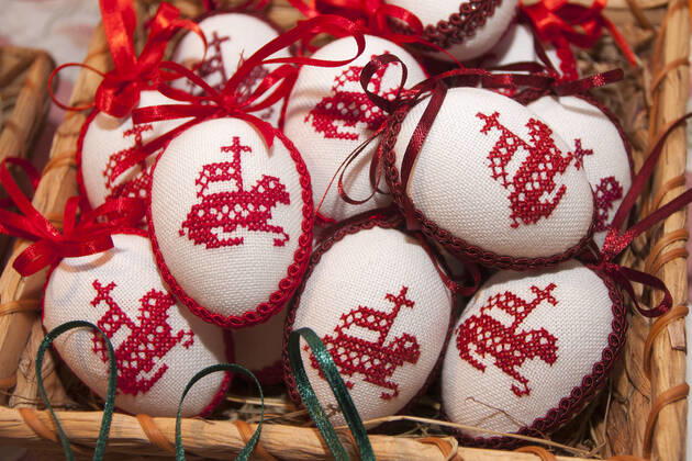 easter egg,easter decoration,embroidery ftv-jmv