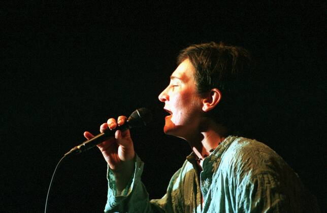 27 Concert k d Lang, singer, voc, in the Berlin House of World Cultures, actress, folk, country, pop, homosexual woman, lesbian, music, Berlin Germany, Germany Copyright: xPOP-EYE Morlokx 00030104_00030104