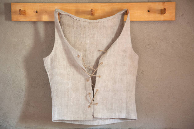 retro,linen,corset l64-gc2