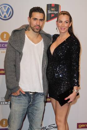 77 Bushido and girlfriend Anna Maria Lagerblom pregnant guest at the ECHO 2012 award ceremony in the exhibition halls under the Radio Tower Berlin, Berlin Berlin Germany Germany Copyright: xPOP-EYE Gabschx 00272850_00272850