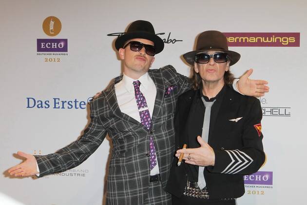 77 Jan Delay and Udo Lindenberg as guests at the ECHO 2012 awards ceremony in the exhibition halls under the Radio Tower Berlin, Berlin Berlin Deutschland Germany Copyright: xPOP-EYE Gabschx 00273044_00273044