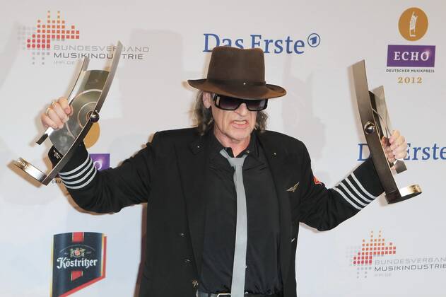77 Udo Lindenberg guest at the ECHO 2012 awards ceremony in the exhibition halls under the Radio Tower Berlin, Berlin Berlin Deutschland Germany Copyright: xPOP-EYE Gabschx 00273046_00273046