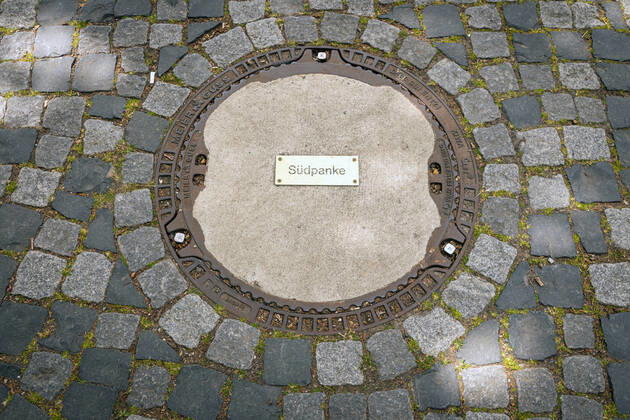 19 05 2020,Berlin,Germany,GER, the city in times of the Corona Pandemic Headquarters of the Federal Intelligence Service BND Gully Cover South Panke
