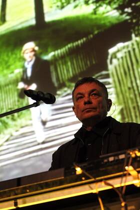 19 Concert Karl Bartos, German musician and composer Karl Bartos live in Postbahnhof on 30th January 2014, ex Kraftwerk, Electronik, Electronic, Synthpop, Fritzclub, Musik Berlin Germany, Germany Copyright: xPOP-EYE Kriemannx 00321556_00321556