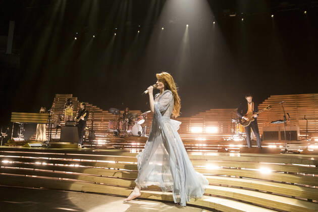19 Florence and The Machine, singer and songwriter Florence Welch on High As Hope Tour live at the Mercedes Benz Arena in Berlin on 14 03 19, Indie, Folk, Rock, Pop, Soul, Indie Rock, Indiepop, Indiefolk, Neosoul, Artrock, Music Berlin Germany, Germany Copyright: xPOP-EYEx xBenxKriemannx 10109905_FlorenceAndTheMachine_7388