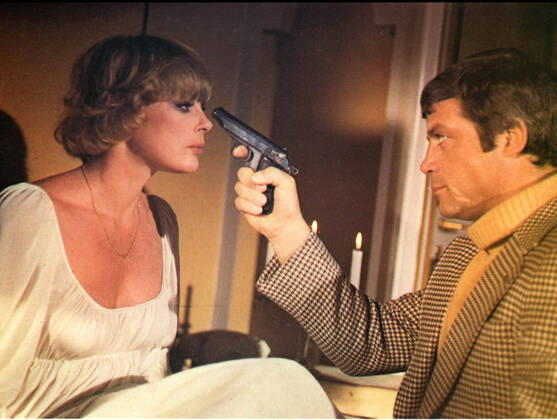 AND THEN THERE WERE NONE AND THEN THERE WERE NONE ELKE SOMMER, OLIVER REED Date: 1974. Strictly editorial use only in conjunction with the promotion of the film. Credit line mandatory. This image is copyright of the film company and is supplied under the terms of issue as film still. No commercial or book cover use permitted without prior consent from the film company.  Mandatory credit line: Image courtesy Ronald Grant Archive Mary Evans