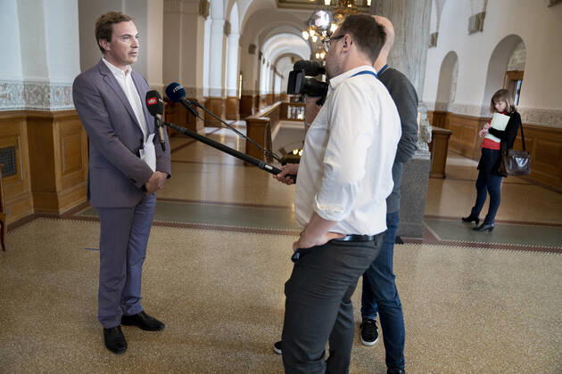Minister of Culture Joy Mogensen S has been called in open consultation on the offering of a new digital public service radio channel in Christiansborg, Wednesday 27 May 2020 The Minister will answer, among other things, discussions about the tendering process that have taken place internally in the ministry and internally Copyright: Ritzau Scanpix LiselottexSabroex cop102 spdk20200527-123728-L