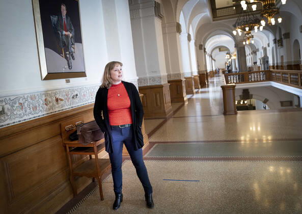 Minister of Culture Joy Mogensen S has been called in open consultation on the offering of a new digital public service radio channel in Christiansborg, Wednesday 27 May 2020 The Minister will answer, among other things, discussions about the tendering process that have taken place internally in the ministry and internally in the government, before and after the offer was settled, Co Copyright: Ritzau Scanpix LiselottexSabroex cop102 spdk20200527-123759-L
