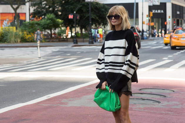 Xenia Adonts attending the Self Portrait show during New York Fashion Week - Sept 7, 2019 - NYFW: Spring 2020 Street Style Day 1, New York City New York United States  Copyright: xMichellexSangsterx h_00608736