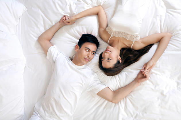 A couple enjoying life in a hotel room  55295075424537933
