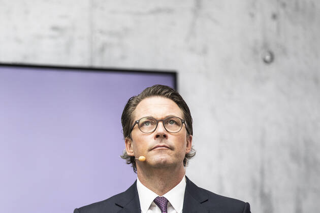 Andreas Scheuer, Federal Minister for Transport and Digital Infrastructure, recorded during the presentation and signing of the Rail Pact in Berlin, 30 06 2020 Berlin Germany Copyright: xFlorianxGaertner photothek.netx