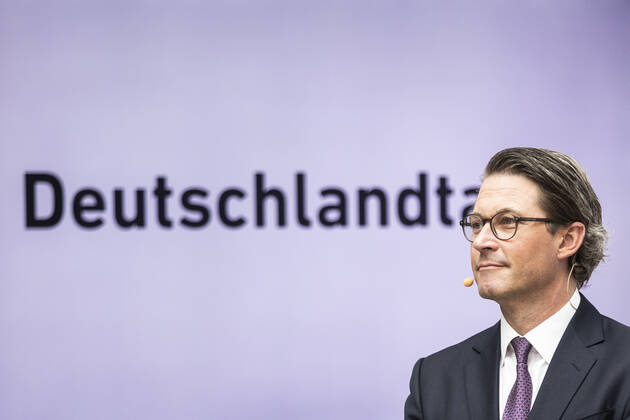 Andreas Scheuer, Federal Minister for Transport and Digital Infrastructure, recorded during the presentation and signing of the Rail Pact in Berlin, 30 06 2020 Berlin Germany Copyright: xFlorianxGaertner photothek.netx