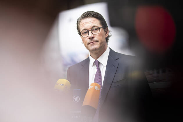 Andreas Scheuer, Federal Minister for Transport and Digital Infrastructure, recorded at a press statement after the presentation and signing of the Rail Pact in Berlin, 30 06 2020 Berlin Germany Copyright: xFlorianxGaertner photothek.netx