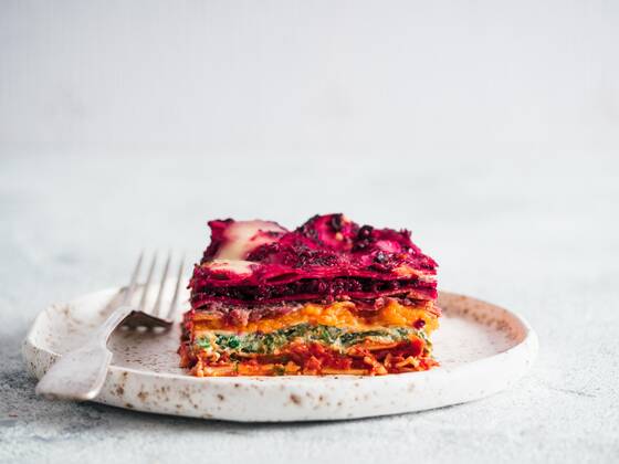 Vegetable rainbow lasagne Copyright: xFascinadorax Panthermedia27248914