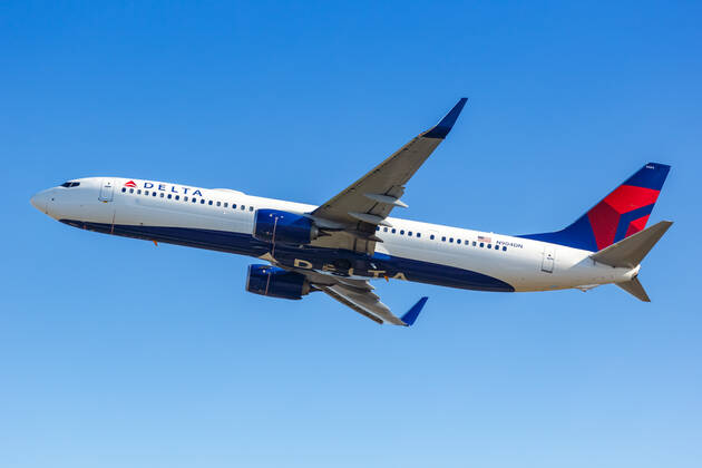 Atlanta, United States, 3 April 2019 A Delta Air Lines Boeing 737, 900ER aircraft with registration mark N904DN will take off from Atlanta ATL airport in the United States 1084200336