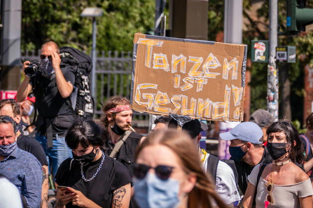 24 07 2020,Berlin,Germany,GER,Demo Saves the event industry For the third time now, players in the sector are loudly bringing their concerns onto the streets of Berlin