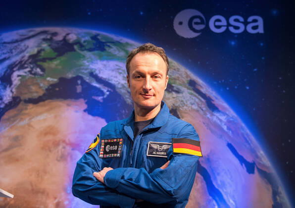 ESA Press Conference, Astronaut Dr Matthias Maurer 02 02 2017 Darmstadt x1x ESA, European Space Operations Centre Press Conference, Introduction of ESA Astronaut Dr Matthias Maurer In picture l r Dr Matthias Maurer Frankfurt Frankfurt Hessen Germany