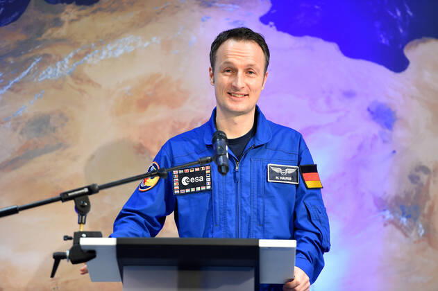 ESA Press Conference, Astronaut Dr Matthias Maurer 02 02 2017 Darmstadt x1x ESA, European Space Operations Center Press Conference, Introduction of ESA Astronaut Dr Matthias Maurer In the picture l r Dr Matthias Maurer Frankfurt Frankfurt Hessen Germany