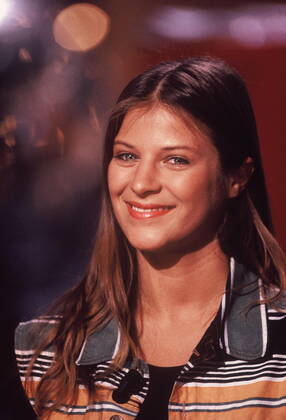 The singer Nicki bourgeois Doris Andrea Hrda at a performance in 1988