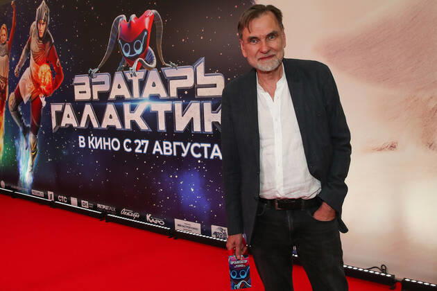 MOSCOW, RUSSIA - AUGUST 25, 2020: Producer Sergei Selyanov attends the Moscow premiere of Dzhanik Fayziyev s fantasy film Cosmoball at the Karo 11 Oktyabr Cinema. Vyacheslav Prokofyev TASS  TS0E4AAE